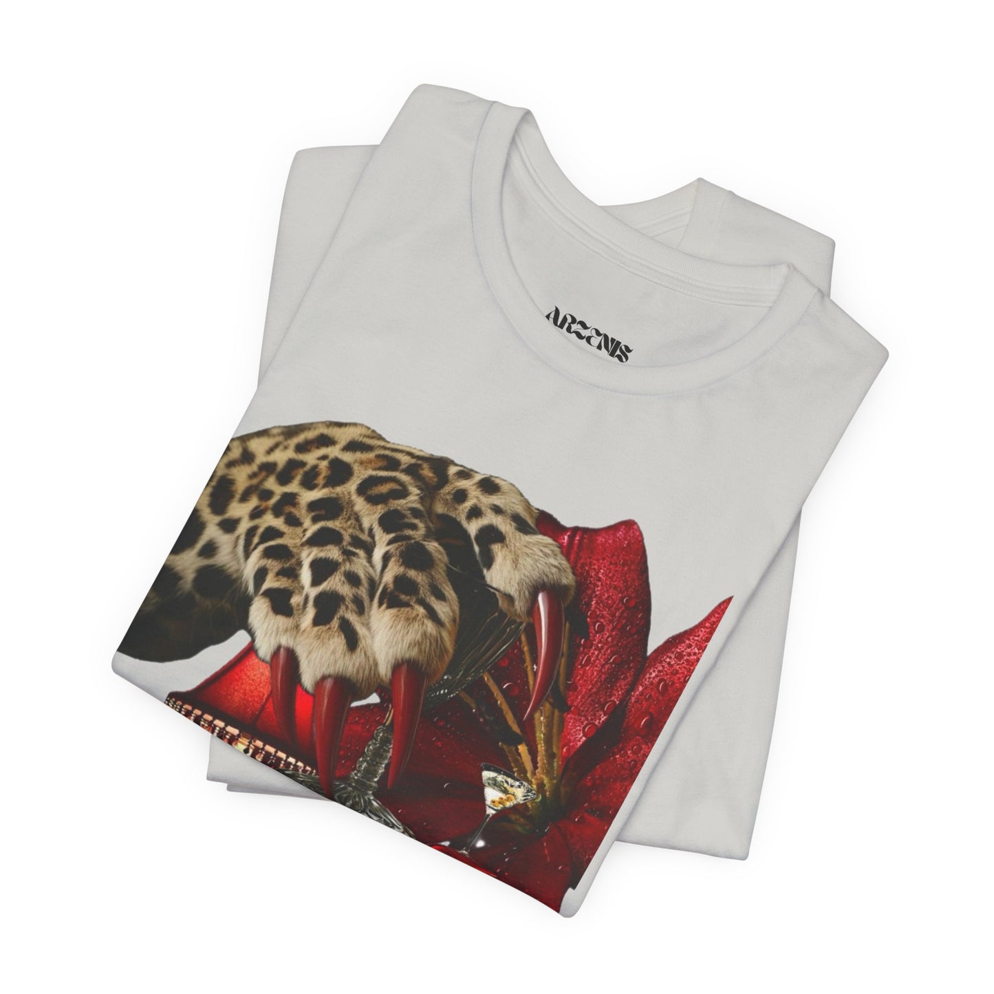 Bold Floral and Animal Graphic T-Shirt