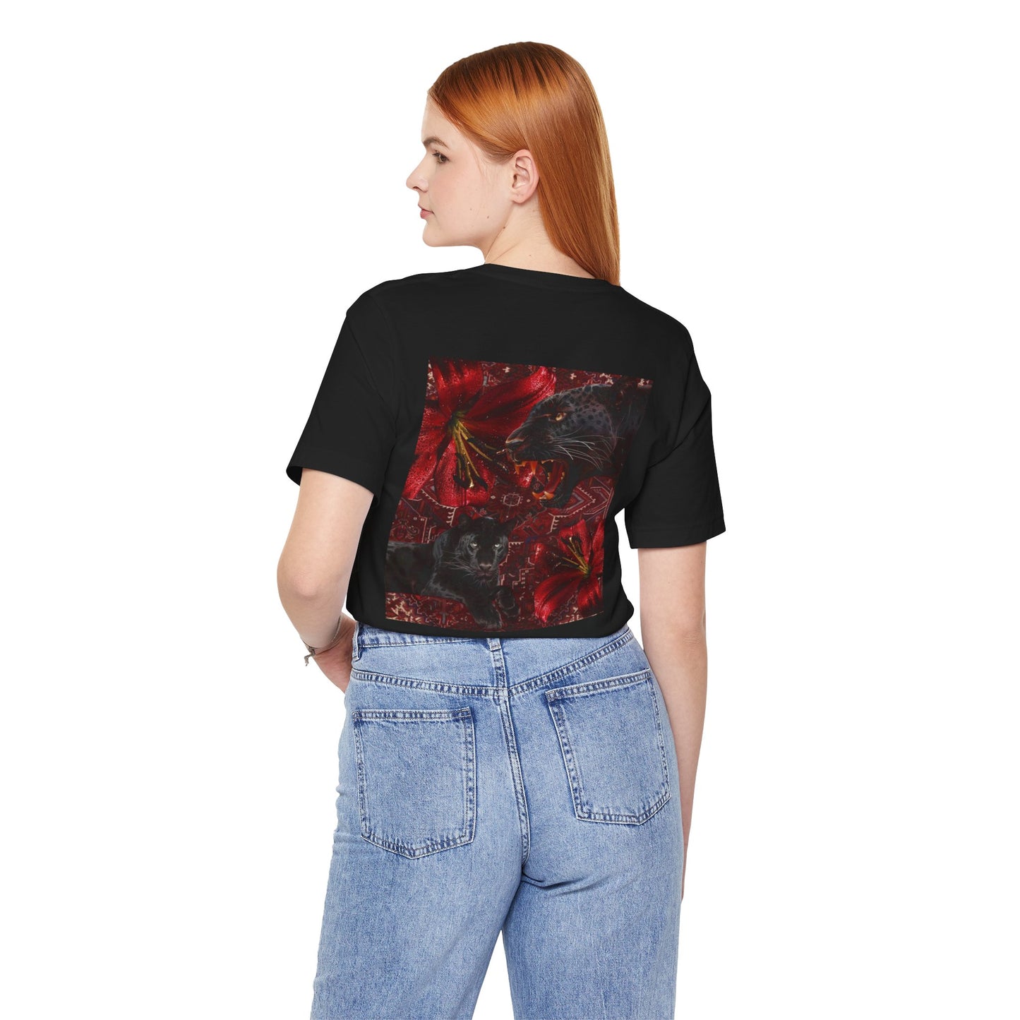 Bold Floral and Animal Graphic T-Shirt
