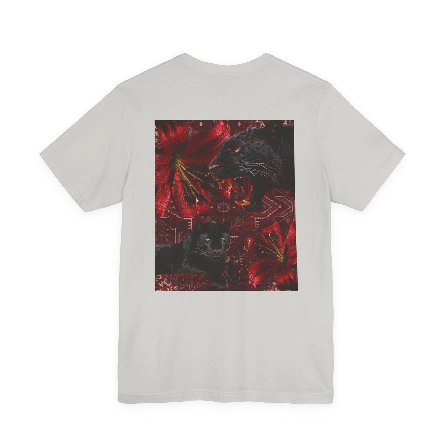Bold Floral and Animal Graphic T-Shirt