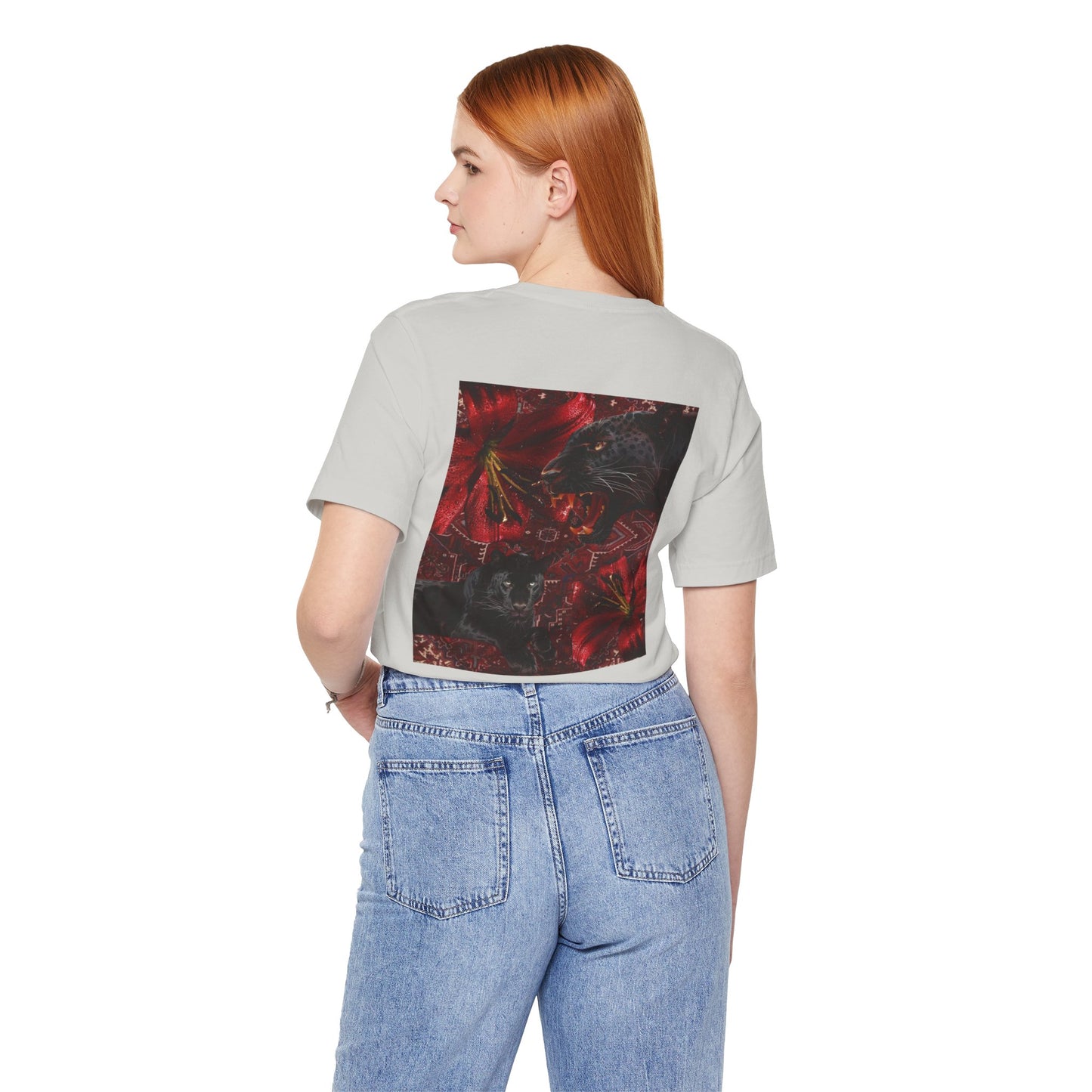 Bold Floral and Animal Graphic T-Shirt