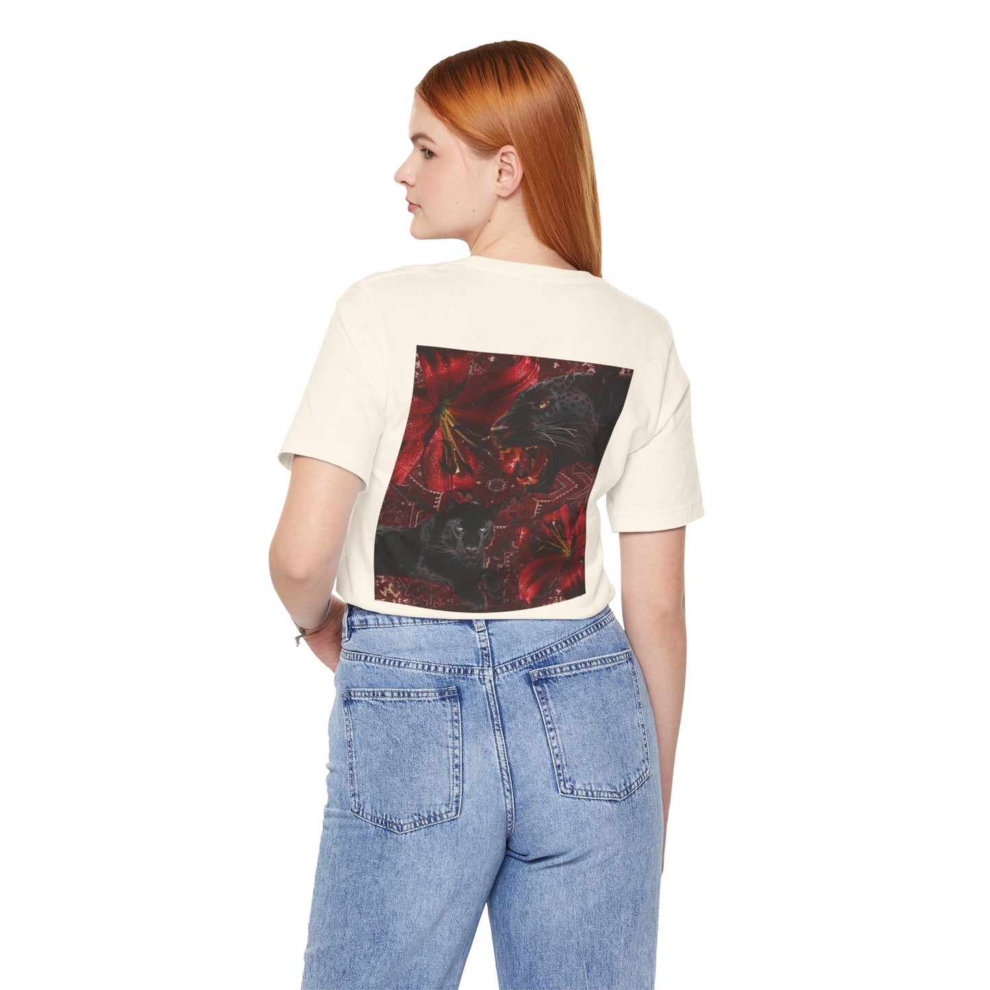 Bold Floral and Animal Graphic T-Shirt