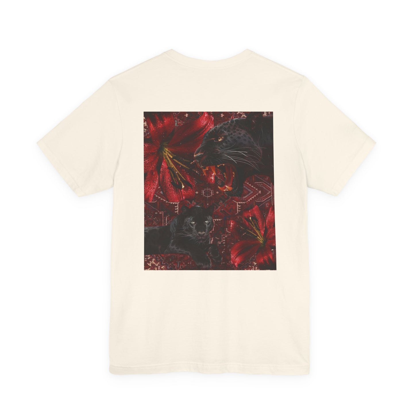 Bold Floral and Animal Graphic T-Shirt