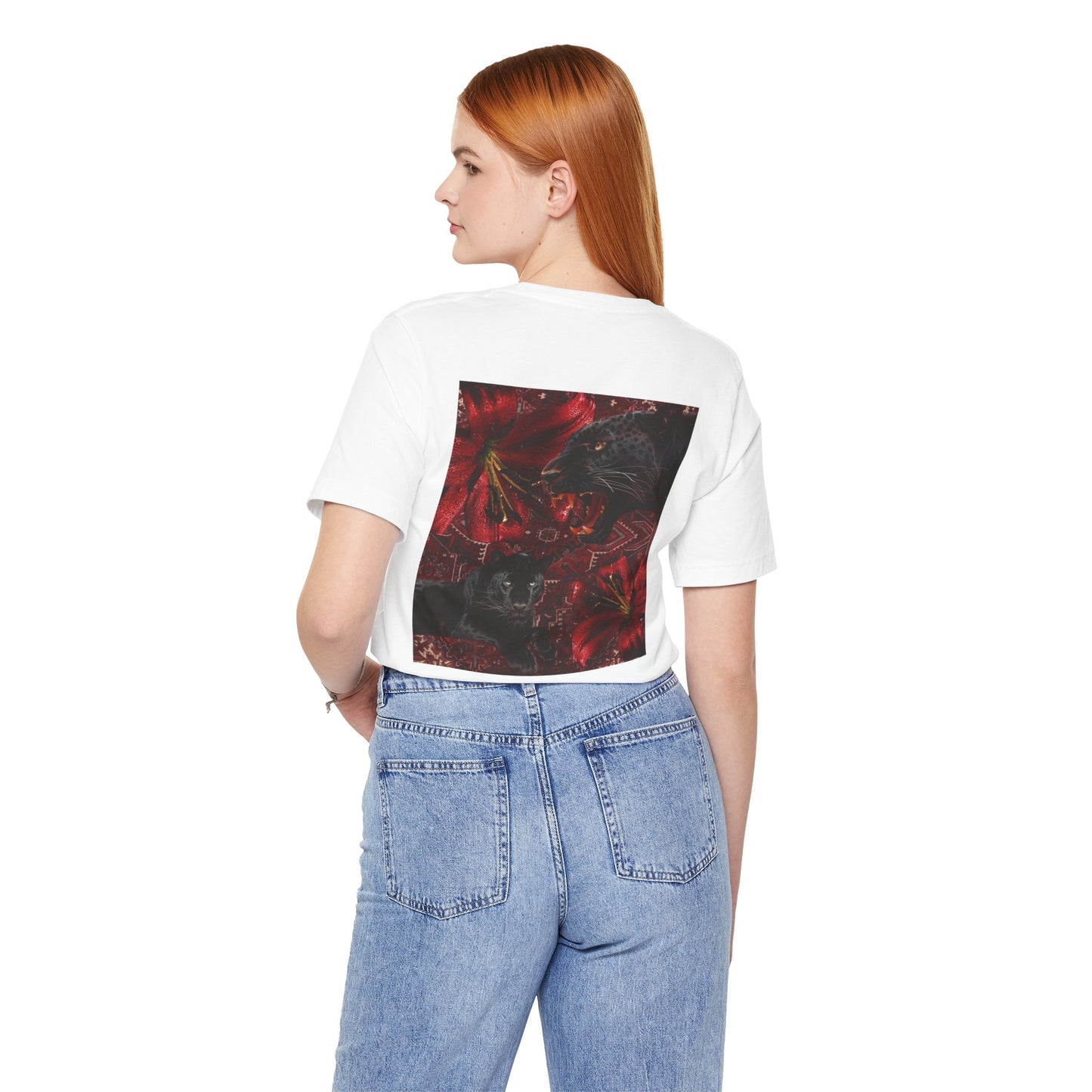 Bold Floral and Animal Graphic T-Shirt