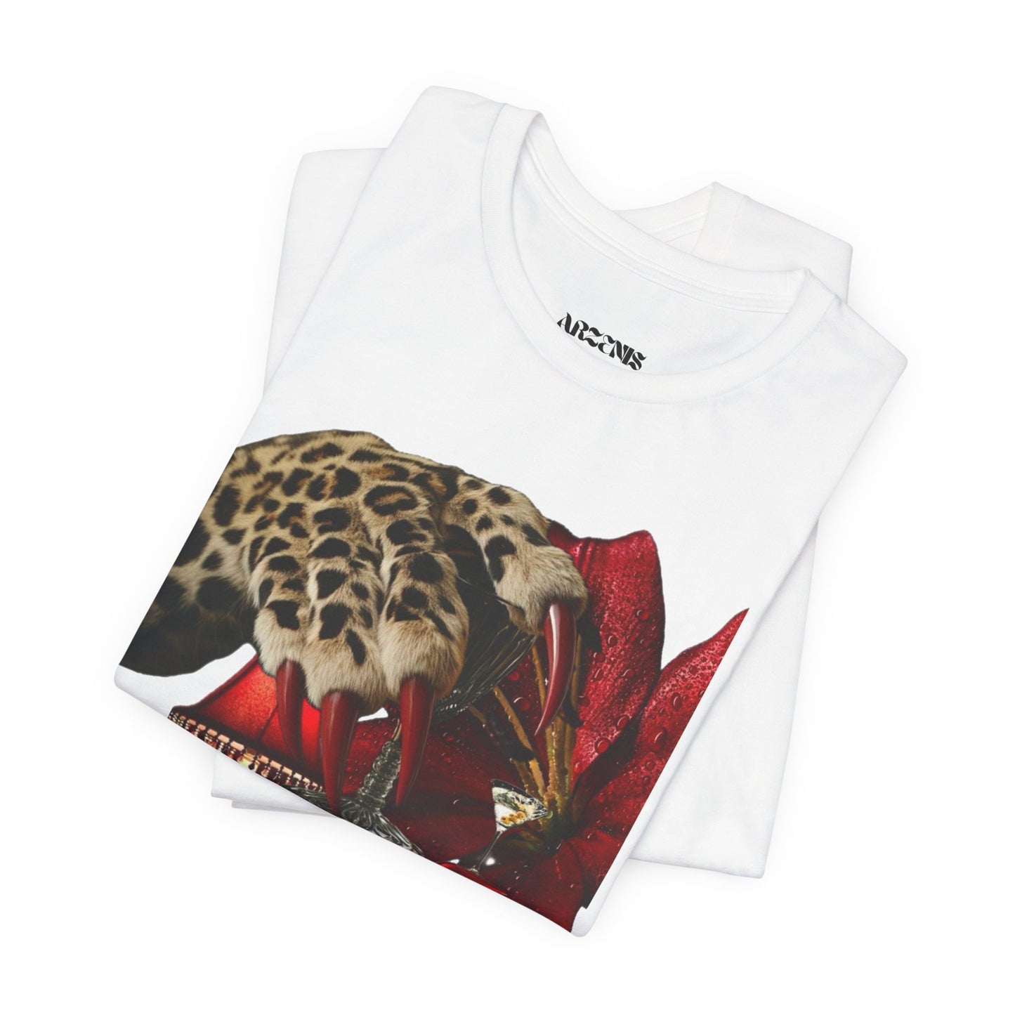 Bold Floral and Animal Graphic T-Shirt