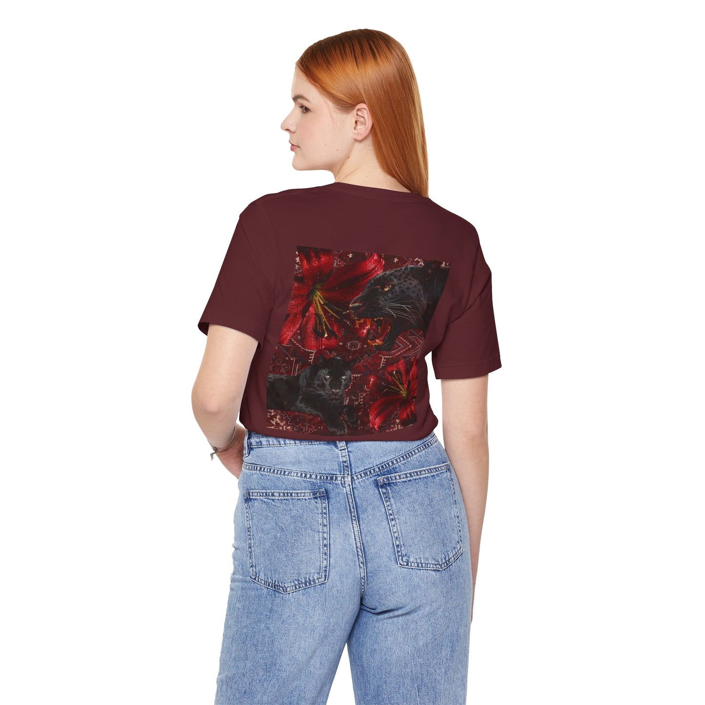 Bold Floral and Animal Graphic T-Shirt
