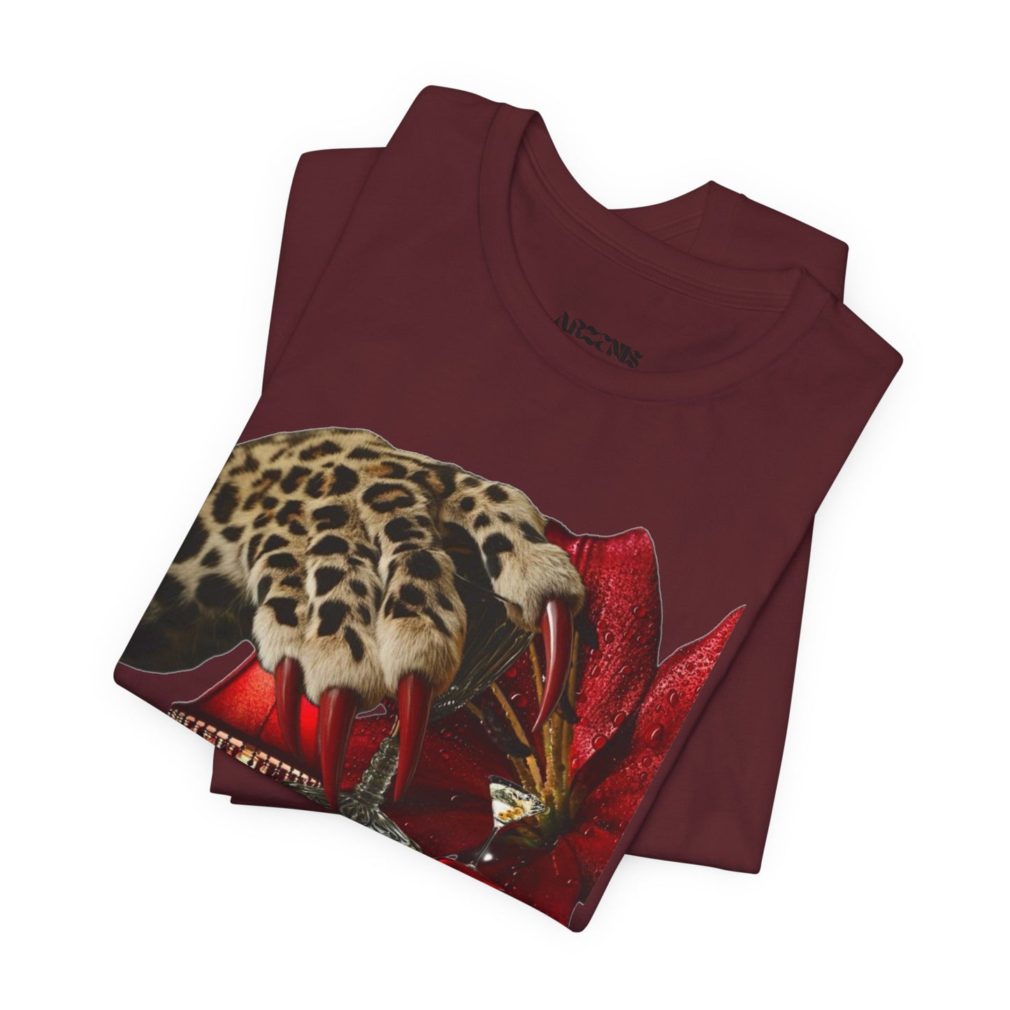 Bold Floral and Animal Graphic T-Shirt