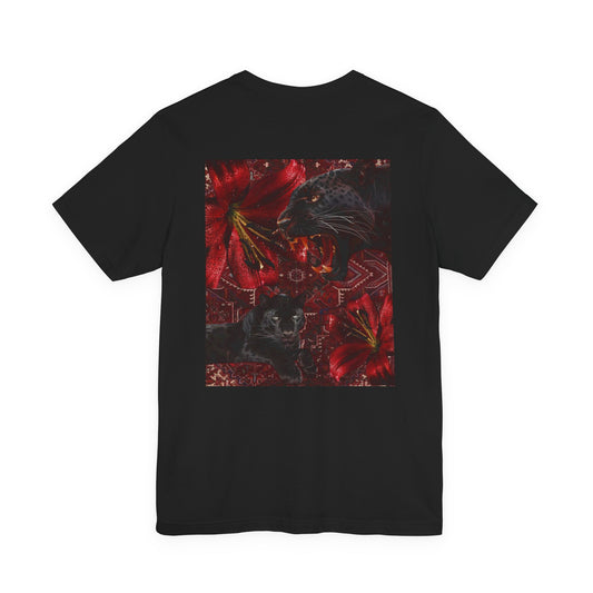 Bold Floral and Animal Graphic T-Shirt