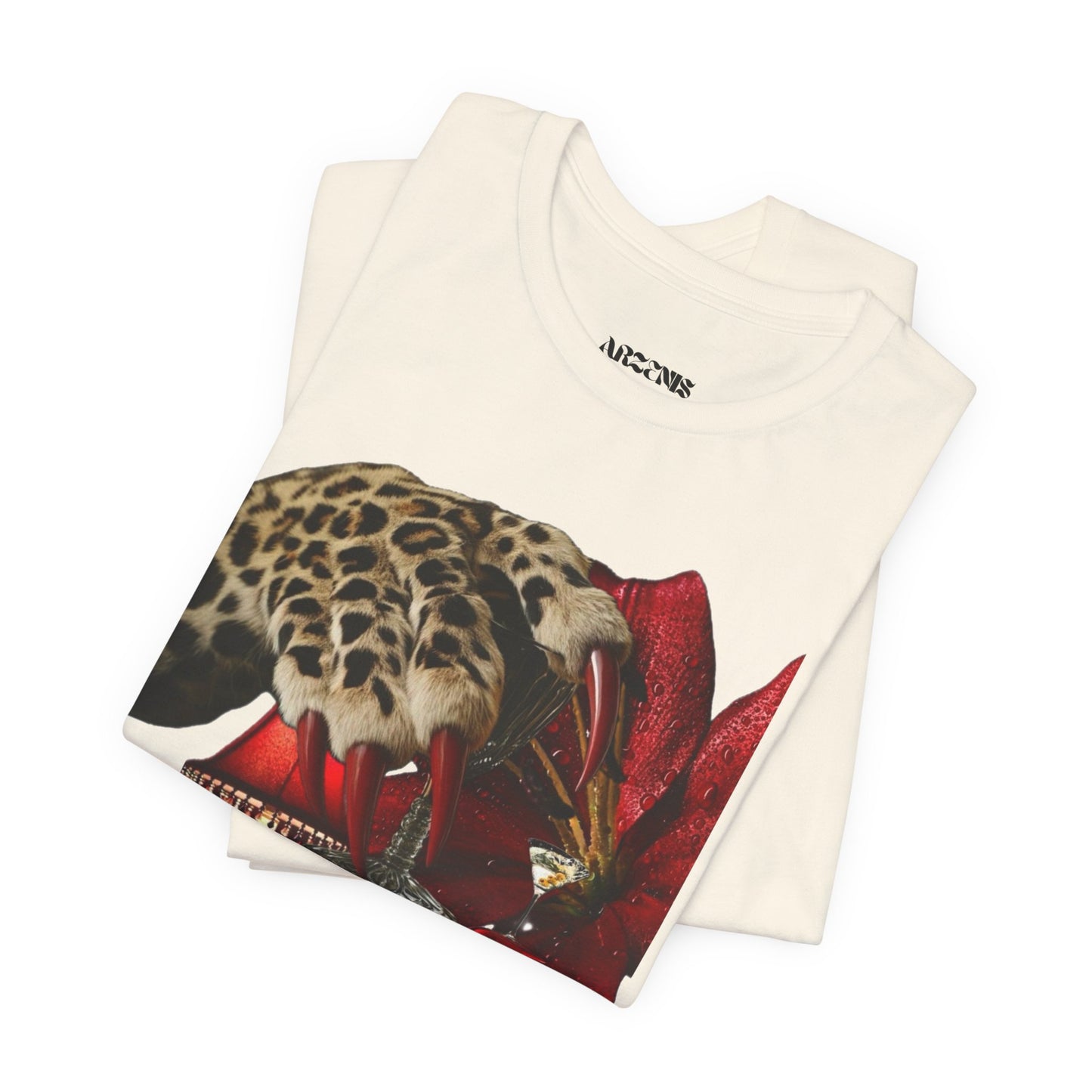 Bold Floral and Animal Graphic T-Shirt